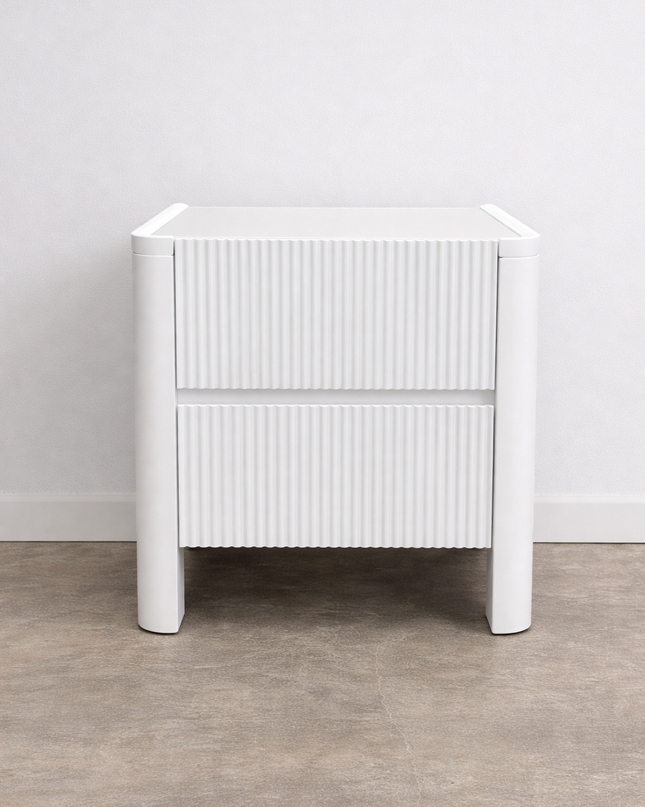 Lisbon Bedside - White