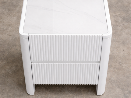 Lisbon Bedside - White