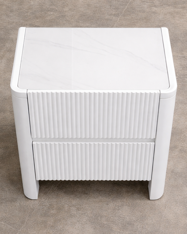 Lisbon Bedside - White