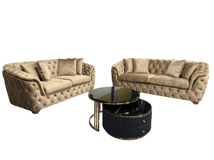 Lucy 3+2 Seater - Beige