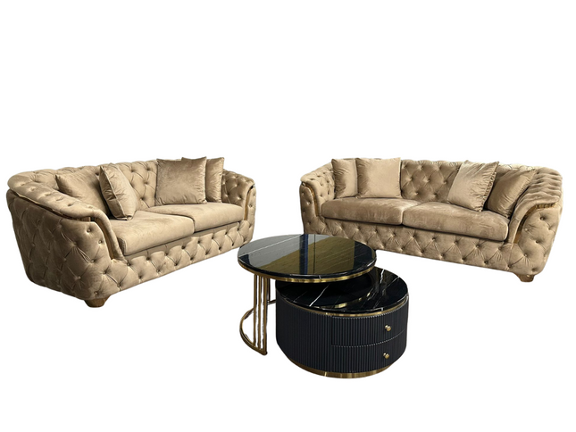 Lucy  3+2+1 Seater - Beige