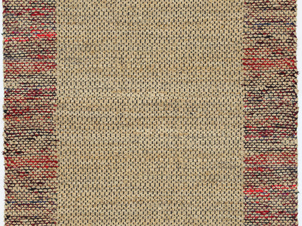 Mahal Multi Colour Boarder Jute Rug