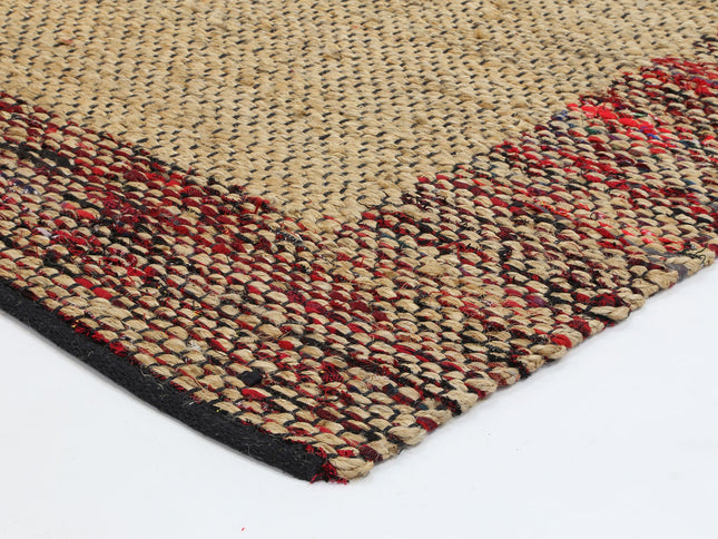 Mahal Multi Colour Boarder Jute Rug