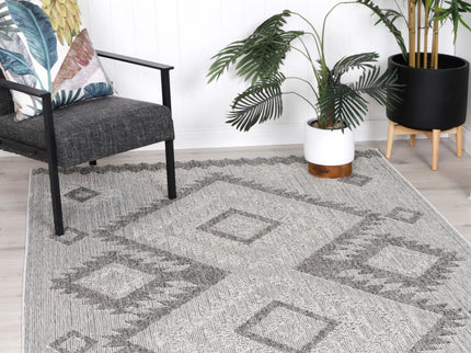 Maldives Maki Indoor / Outdoor Grey Rug