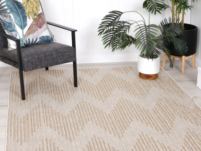 Maldives Eagle Indoor / Outdoor Beige Rug