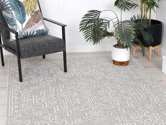 Maldives Braska Indoor / Outdoor Grey Rug