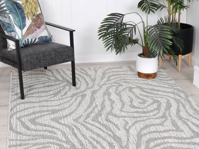 Maldives Safari Indoor / Outdoor Grey Rug