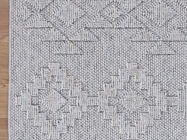 Maldives Tribal Indoor/Outdoor Grey Rug (New landed)