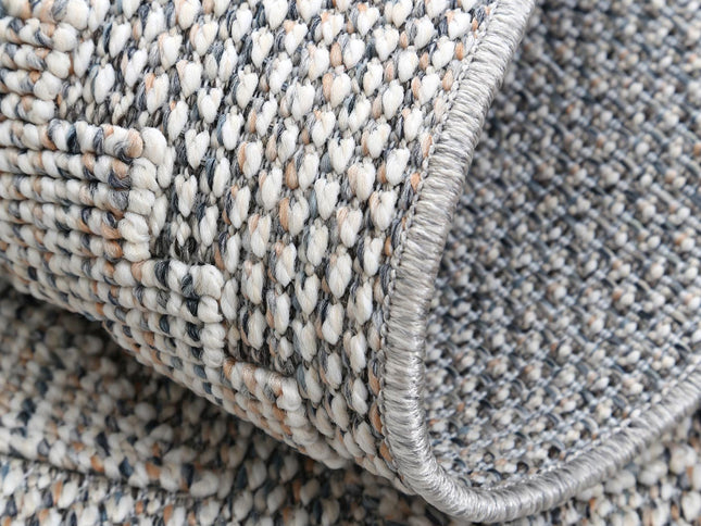 Maldives Tribal Indoor/Outdoor Grey Rug (New landed)