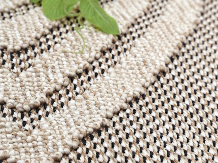 Maldives Modern Indoor/Outdoor Brown Rug (New landed)