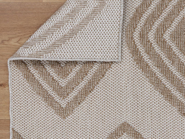 Maldives Modern Indoor/Outdoor Beige Rug (New landed)