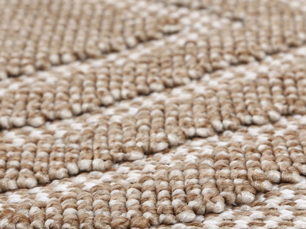 Maldives Modern Indoor/Outdoor Beige Rug (New landed)
