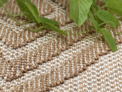 Maldives Modern Indoor/Outdoor Beige Rug (New landed)