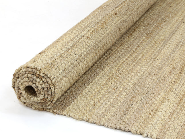 Malmo Stipe Natural Jute Rug Beige