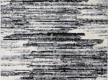 Mansour Acid Wash Grey Abstract Rug
