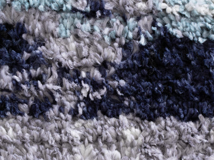 Mansour Horizon Blue Abstract Rug