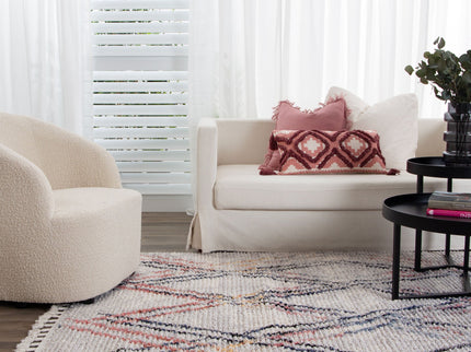Mansour Argyle Multi Geometric Rug