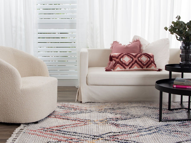 Mansour Argyle Multi Geometric Rug