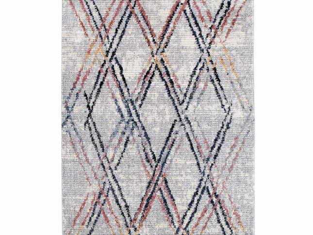 Mansour Argyle Multi Geometric Rug
