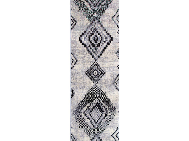 Mansour Aztec Grey Geometric Rug