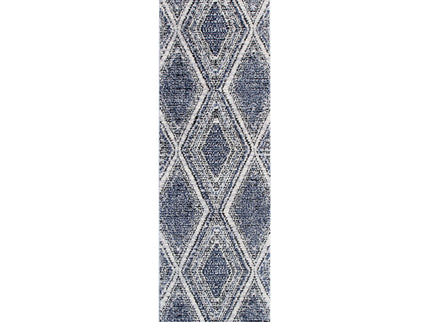 Mansour Harlequin Blue Geomteric Rug