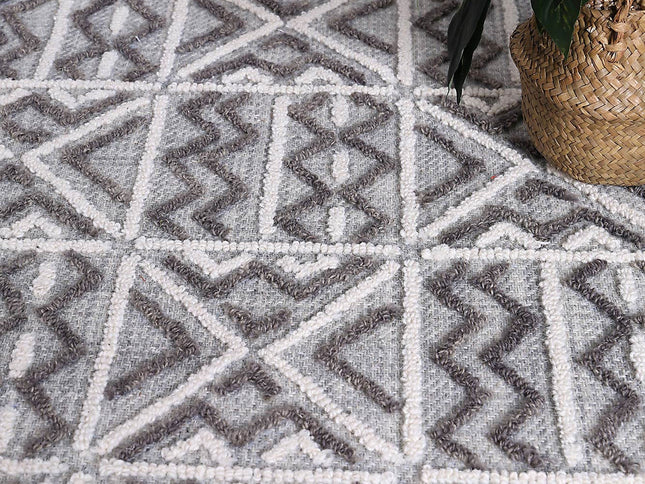 Marbella Cordoba Grey Contemporary Rug
