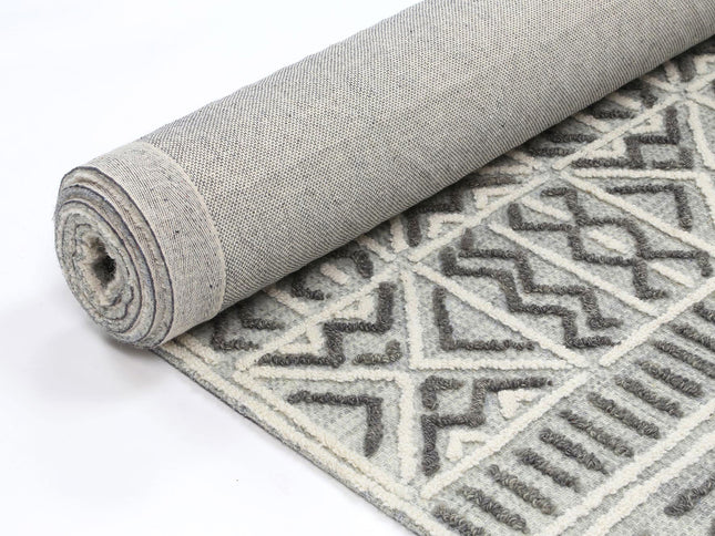 Marbella Cordoba Grey Contemporary Rug