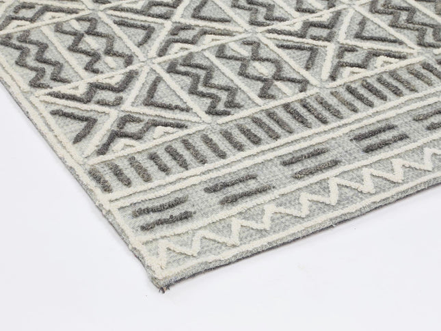 Marbella Cordoba Grey Contemporary Rug