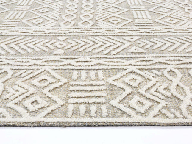 Marbella Lucena Beige Contemporary Rug