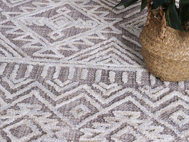 Marbella Cadiz Ash Contemporary Rug