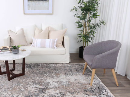 Maryland Mosoel Ash Abstract Soft Rug