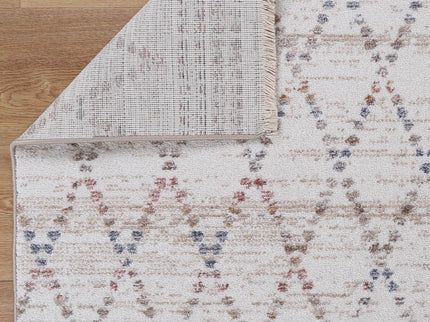 Maryland Tabriz Beige Geometric Soft Rug