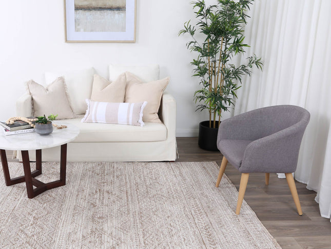 Maryland Kesh Beige Tribal Soft Rug