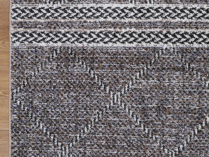 Maryland Aleppo Charcoal Contemporary Soft Rug