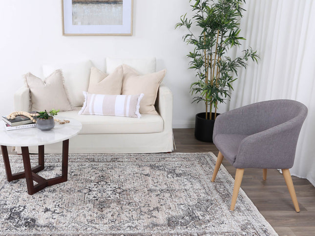 Maryland Samarkad Ash Traditional Soft Rug