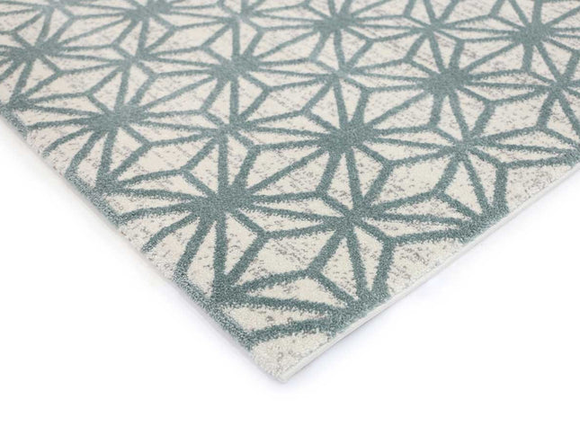 Matisse Aqua Blue Web Rug