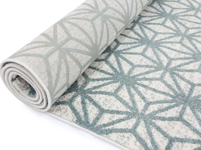 Matisse Aqua Blue Web Rug