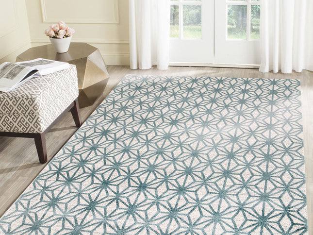 Matisse Aqua Blue Web Rug