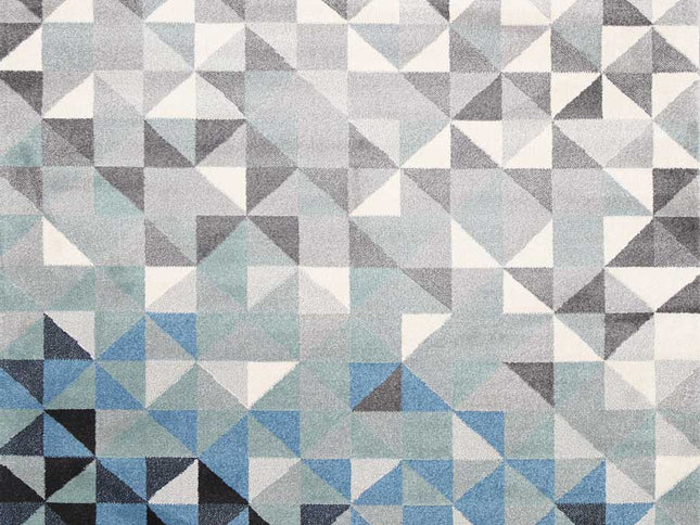 Matisse Blue and Grey Rug