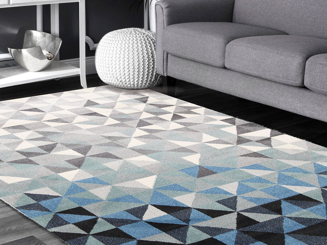 Matisse Blue and Grey Rug