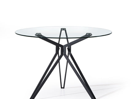 Moon Round Glass Top Table 1.2m