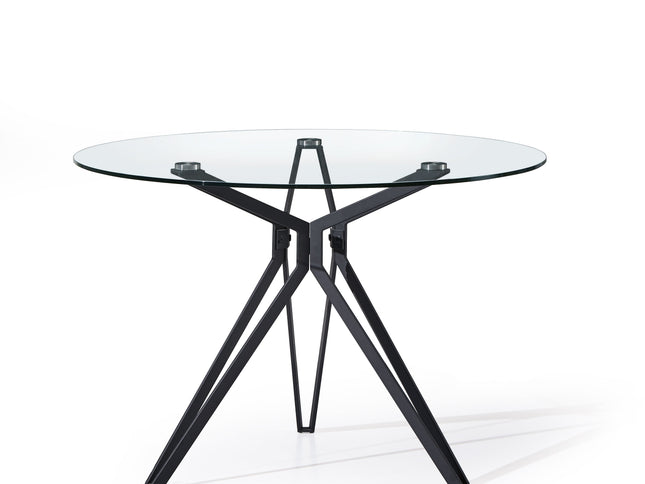 Moon Round Glass Top Table 1.2m