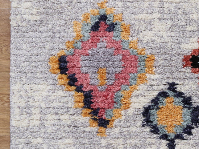 Moda Tribal Ash Rug (Morocco)