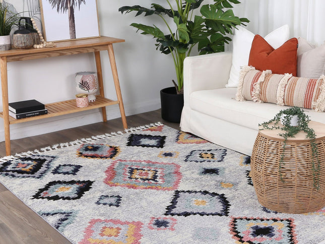 Moda Tribal Ash Rug (Morocco)