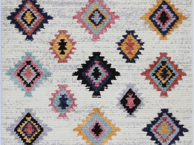 Moda Tribal Tile Multi Rug (Morocco)