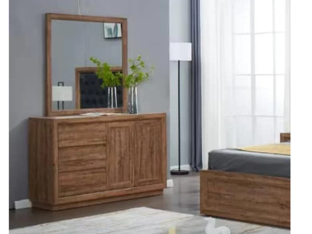 Manhattan 5 Pce Double Dresser Mirror Suite