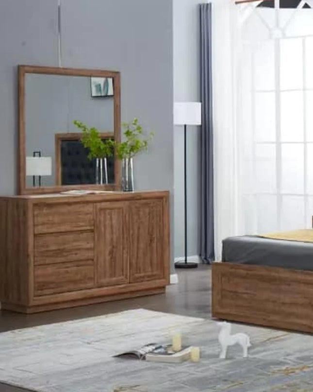 Manhattan 5 Pce King Dresser Mirror Suite