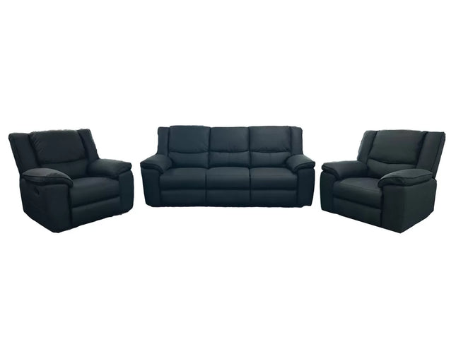 Park Lane 3+1+1 Manual Recliner - Onyx