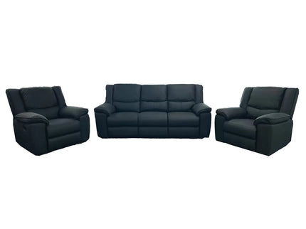 Park Lane 1 Seater Manual Recliner - Onyx