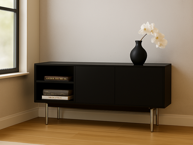 Milan TV Unit 1.5m - Black